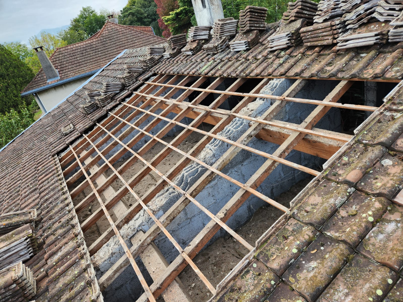 Charpente réfection toiture
