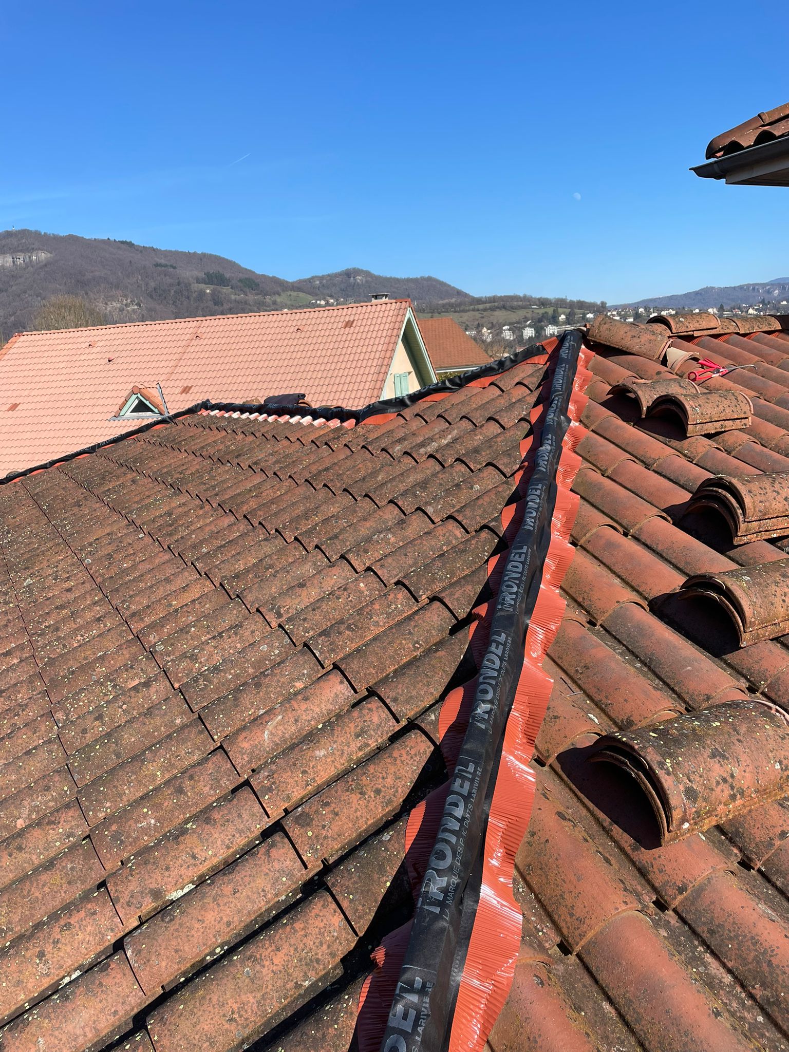 Toiture tuiles Isère